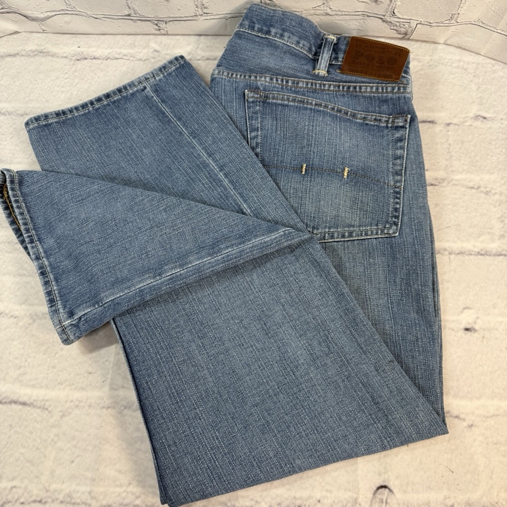 Polo‎ Ralph Lauren 867 Classic Fit Jeans Mens 40x30 Medium Wash Y2K 2012 EUC